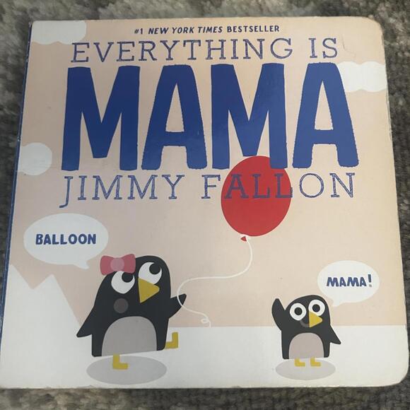 Jimmy Fallon Everything is Mama-Jimmy Fallon Board Book & Plush Giraffe (NEW) - Picture 2 of 8